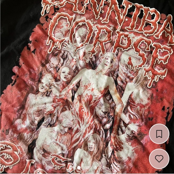 Cannibal Corpse Frayed Tee - Picture 2 of 3